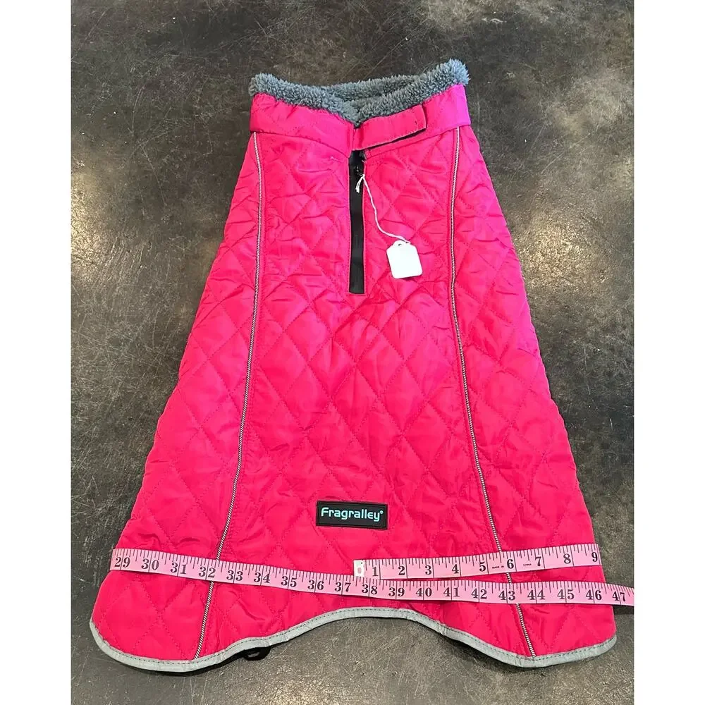 2X Fragralley Dog Coat, Waterproof Windproof, Reflective, Fleece Jacket